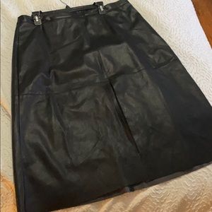 Who what wear vegan leather skirt